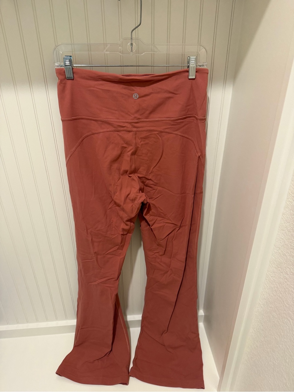lululemon athletica High-Waist Flared Leggings in Rose Clay